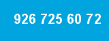 926 725 60 72
